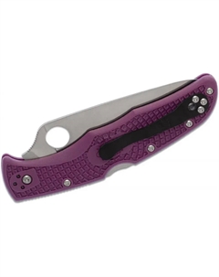 Складной нож Endura 4 Purple, сталь VG-10, рукоять FRN фиолетовая Spyderco