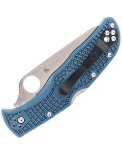 Складной нож Endela сталь K390, рукоять FRN голубая Spyderco