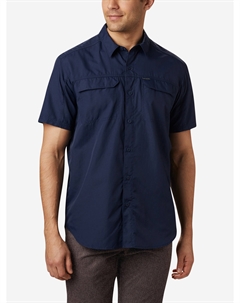 Рубашка с коротким рукавом мужская Silver Ridge 2.0 Short Sleeve Shirt, Синий Columbia