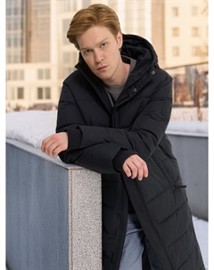 Пальто утепленное мужское, Черный Fila