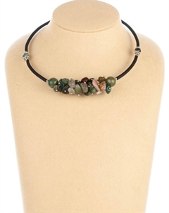 Колье Бусики-колечки