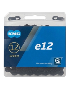 Цепь велосипедная e12 BlackTech 11/128" 12ск. 130 звеньев, с замком, д/SHIMANO/SRAM, 5-306101 Kmc