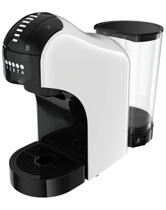 Кофемашина капсульная Vista Napoli White (DNS200W), белая