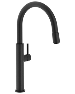 Кухонный смеситель Franke Pescara up&down чёрн.мат. арт.115.0545.135