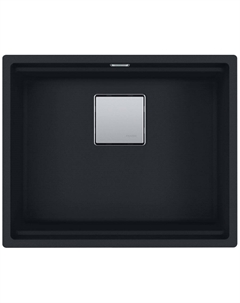 Кухонная мойка Franke KNG 110-52 черный матовый, вентиль-автомат (125.0696.195)