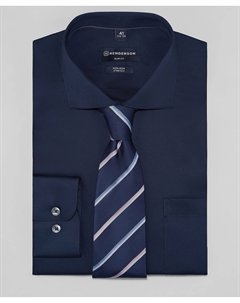 Рубашка полуприлегающий силуэт SHL-2706-S DNAVY Henderson