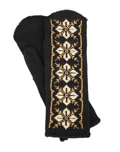 Варежки женские с вышивкой Dmitex