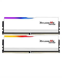 Оперативная память G.SKILL Ripjaws M5 Neo RGB, 32 Гб (2 х 16Гб), DDR5, 6400 МГц, F5-6400J3240G16GX2-RM5NRW, белый G.skill