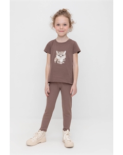 Лосины для девочки в рубчик Crockid