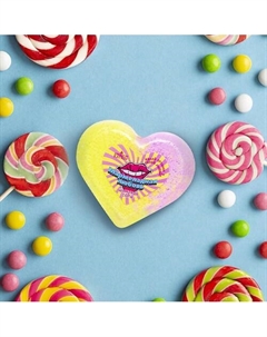 Шипучая соль для ванн "Сердце" Мармеладная любовь 110 г Laboratory katrin