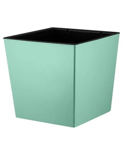 Горшок цветочный Cube ø25 см 11.6 л пластик эвкалиптовый рассвет Ingreen