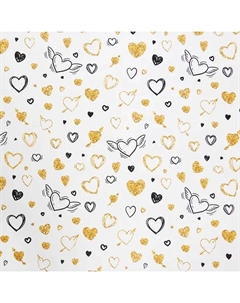 Упаковочная бумага "In Love" 100x70 см Симфония