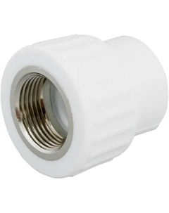 Муфта комбинированная 3/4"x20 мм ВР полипропилен 10129120 Valfex