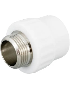 Муфта комбинированная 3/4"x25 мм НР полипропилен 10130025 Valfex