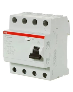 ҚАҚ FH204 3P N 25 А 30 мА 10 кА АС 2CSF204004R1250 Abb