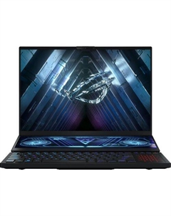 Ноутбук игровой ASUS ROG Zephyrus Duo 16 GX650PY-NM085W 16", 2023, IPS, AMD Ryzen 9 7945HX 2.5ГГц, 16-ядерный, 32ГБ DDR5, 2ТБ SSD, NVIDIA GeForce RTX 4090 для ноутбуков - 16 ГБ, Windows 11 Home, черны Asus
