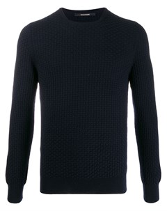 Tagliatore пуловер с круглым вырезом 54 синий Tagliatore