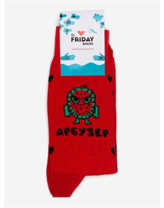 Носки с рисунками St.Friday Socks, Арбузер, Красный St. friday