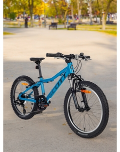 Велосипед для мальчиков Scale 20" 2024, Голубой Scott