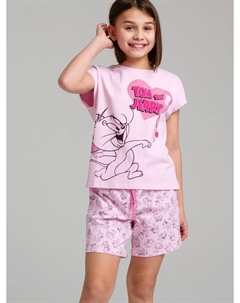 Комплект трикотажный фуфайка футболка шорты Playtoday