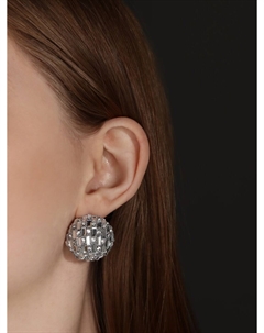 Серьги со стразами Qf