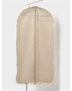 Чехол для одежды на молнии, 120×60 см, бежевый, материал батист Ladо?m