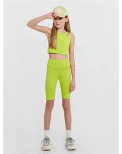 Комплект для девочек салатовый: велосипедки и топ Mark formelle