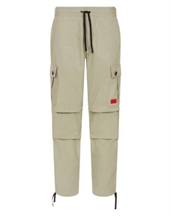 Хлопковые брюки-карго Hugo