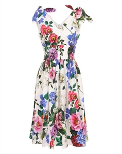 Хлопковое платье Dolce&gabbana