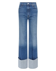 Джинсы The Hustler Roller Heel Cuff Fray Mother