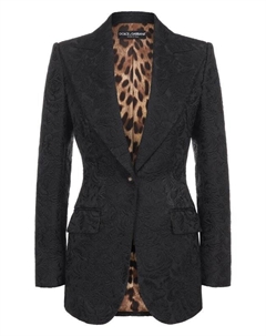 Жакет из хлопка и шелка Dolce&gabbana