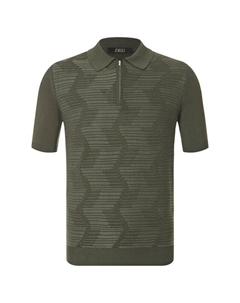 Поло из шелка и хлопка Zilli