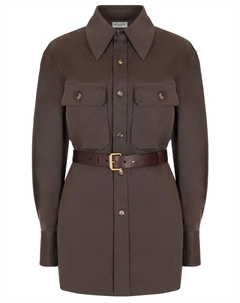 Рубашка хлопковая Saint laurent