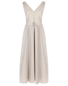 Платье из поплина Brunello cucinelli