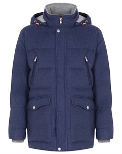 Пуховик шерстяной Brunello cucinelli
