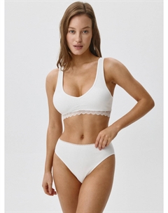 Бесшовные трусы-слипы с высокой посадкой Sela