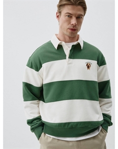 Свитшот с воротником поло Sela