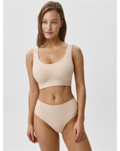 Бесшовные трусы-слипы с высокой посадкой Sela