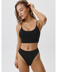 Бесшовные трусы-слипы с высокой посадкой Sela