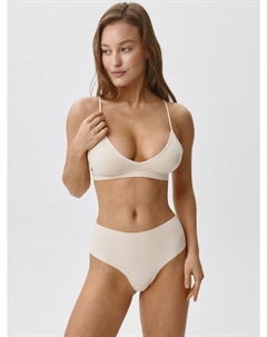 Бесшовные трусы-слипы с высокой посадкой Sela