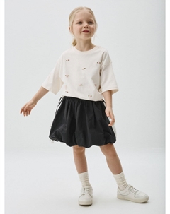 Юбка-баллон с кружевными лампасами для девочек Sela