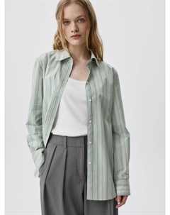 Классическая хлопковая рубашка в полоску Sela