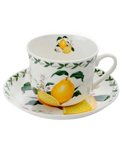 Чашка с блюдцем Maxwell&Williams Лимон, 480мл Maxwell & williams