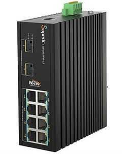 Коммутатор управляемый SP3010FM-L2 v2 промышленный L2, PoE BT, 8GE+2SFP 2,5Gb Wi-tek