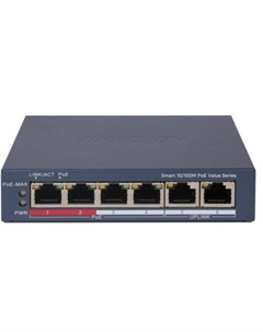 Коммутатор Hikvision DS-3E1106P-EI/M, управляемый