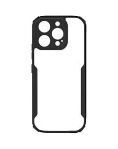 Чехол (клип-кейс) Sky Case, для Apple iPhone 16 Pro Max, черный/прозрачный Borasco