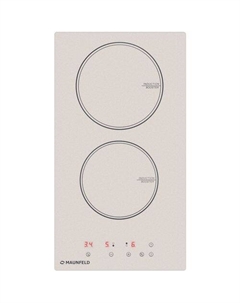 Индукционная варочная поверхность MAUNFELD CVI292BG, конфорок: 2 шт., стеклокерамика, независимая, бежевый Maunfeld