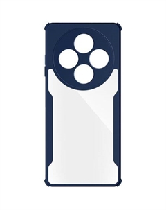 Чехол (клип-кейс) Sky Case, для Xiaomi Redmi 14C/A4/Poco C75, синий/прозрачный Borasco