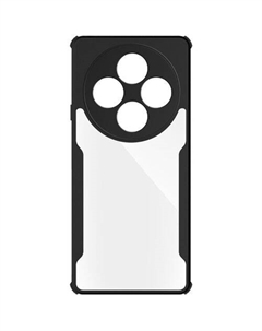 Чехол (клип-кейс) Sky Case, для Xiaomi Redmi 14C/A4/Poco C75, черный/прозрачный Borasco