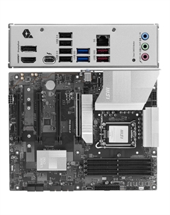 Материнская плата MSI Pro B860-P B860 Soc-1851 4xDDR5, 4xSATA3, RAID, 3хM.2, 4xPCI-E16x, 4xUSB3.2, 1xUSB3.2 Type C, DP, HDMI, 5Glan, ATX Msi